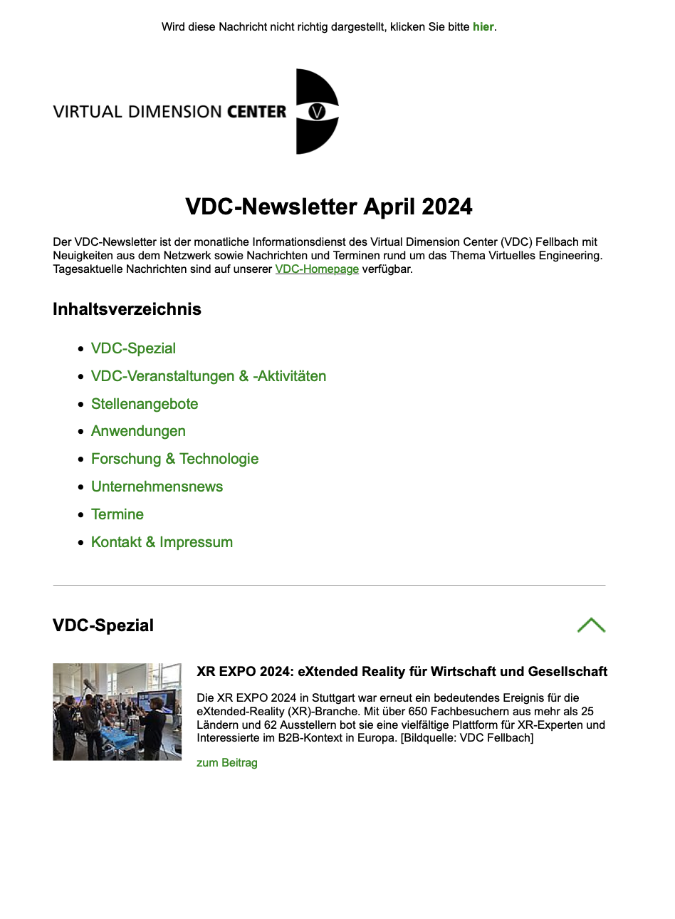 Newsletter April 2024
