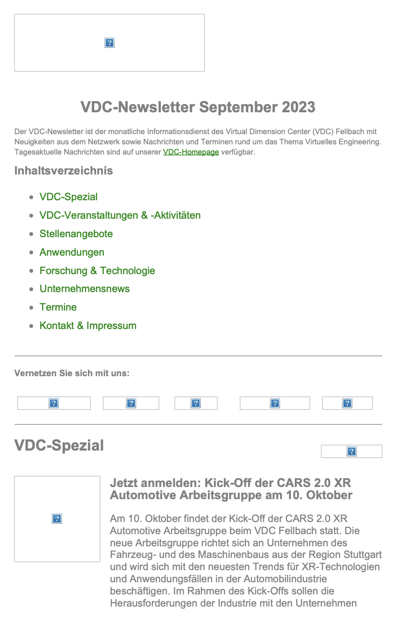 Event Newsletter September 2023